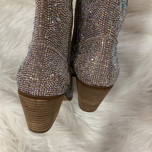Matisse - Western Rhinestone Boot Womens Multi Size Tall‎ Glitzy Cowgirl… - Picture 7 of 9